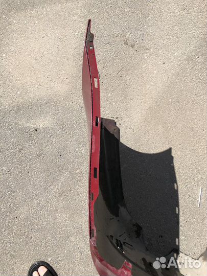 Бампер задний chevrolet cruze седан