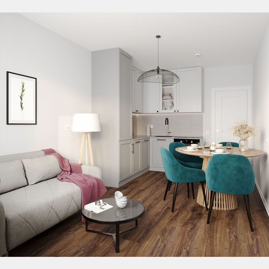 Квартира-студия, 21,1 м², 13/25 эт.