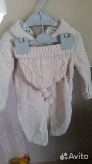 Вязаный комбезик б/у