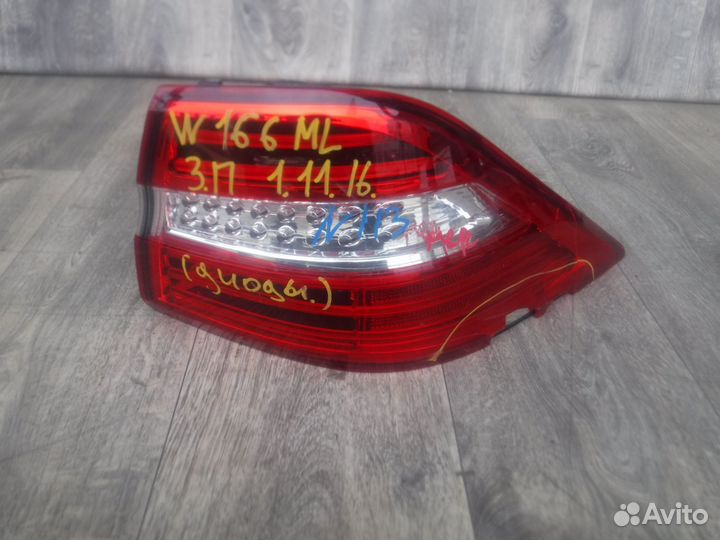 Фонарь правый №113 Mercedes ML W166 2013