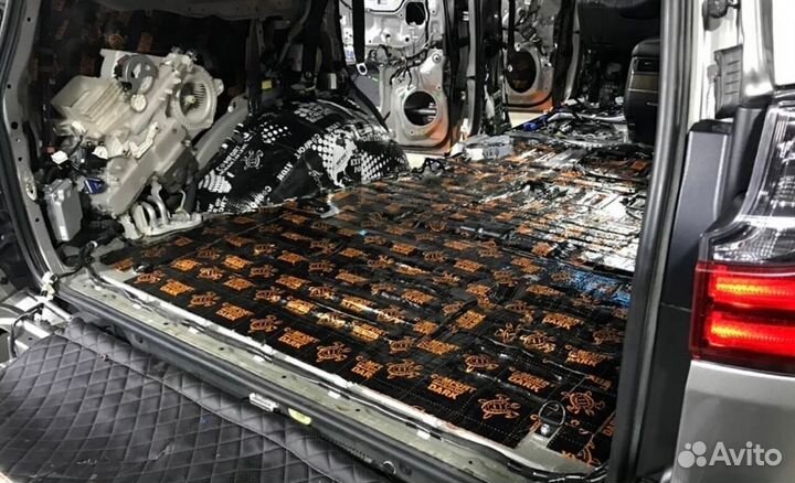 Шумоизоляция колесных арок авто