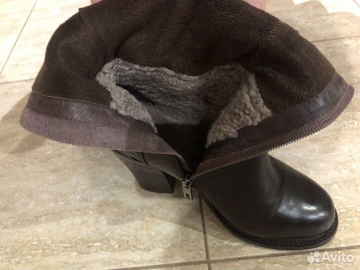 Сапоги женские натуральная кожа 37 размер