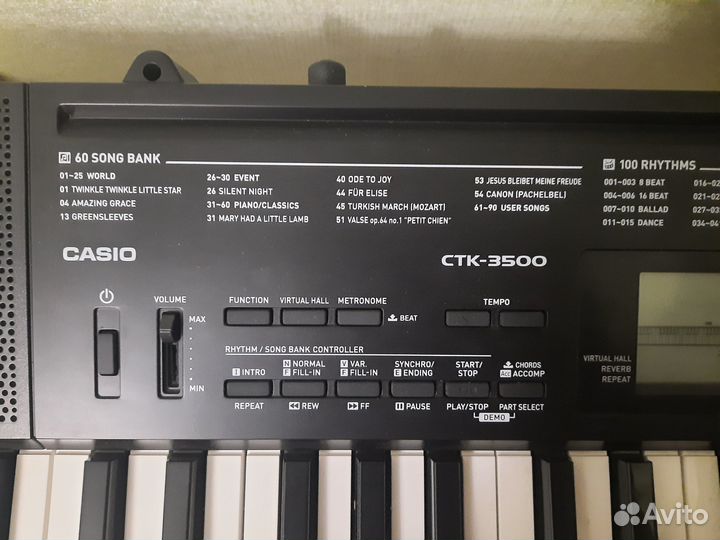 Синтезатор casio ctk 3500