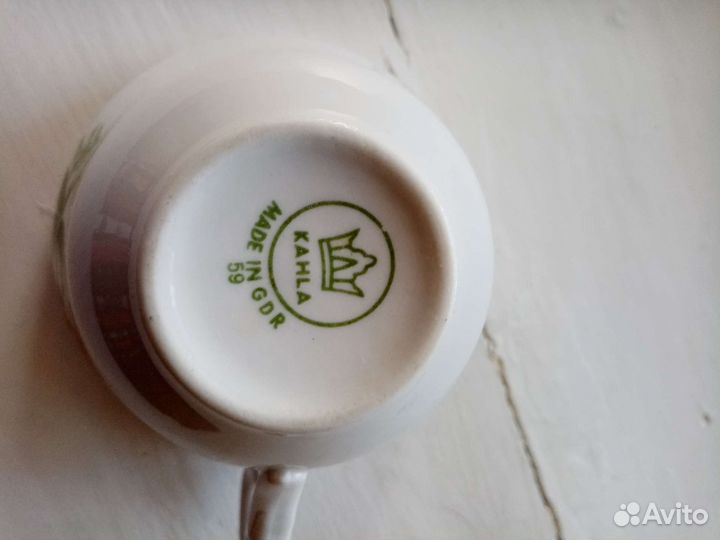 Ваза хрусталь,пара чайная ГДР сумка женская