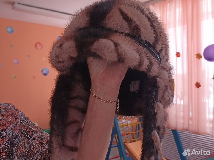 Шапка норковая женская