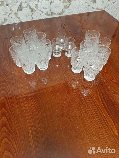 Хрустальные рюмки СССР