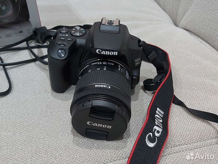 Фотоаппарат Canon EOS 250D Kit 18-55 mm Black