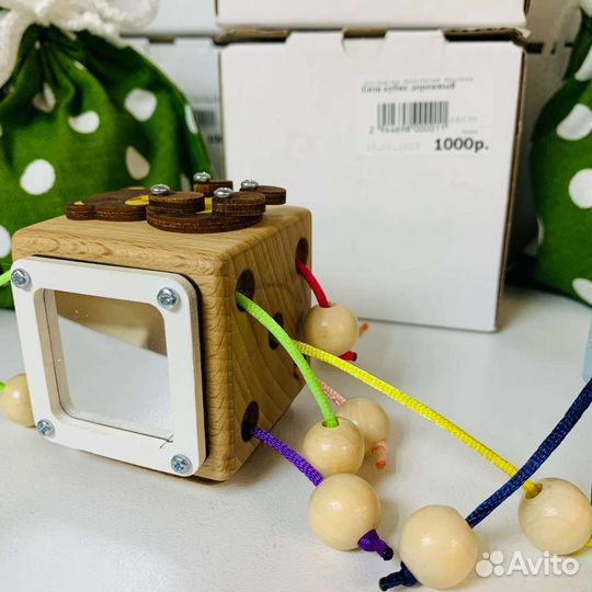 Кубики развивающие, Бизикубик дорожный, бизиборд