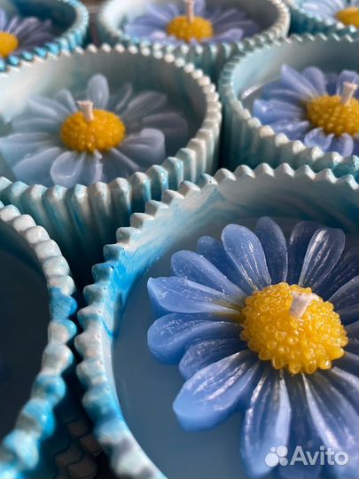 Свечи в гипсе