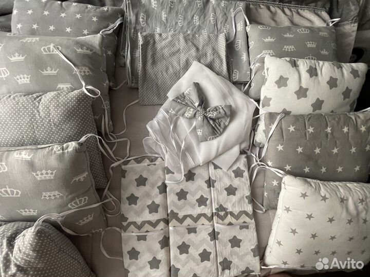 Бортики в детскую кроватку