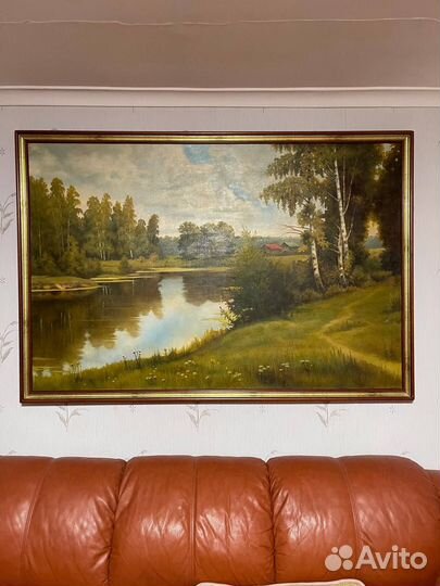 Картина - пейзаж, багет 158х108