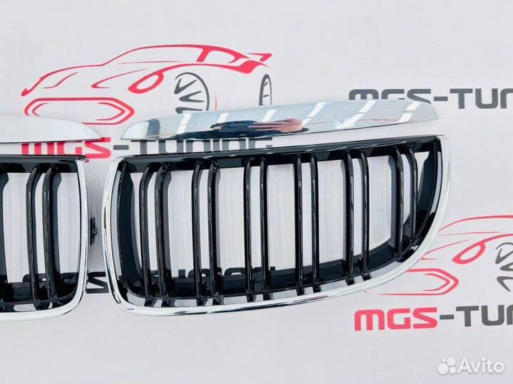 Решетка BMW 3 серии E90 05-08 Хром обод М3