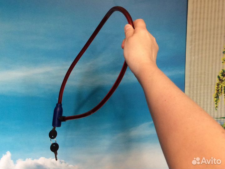 Замок для велосипеда с ключем