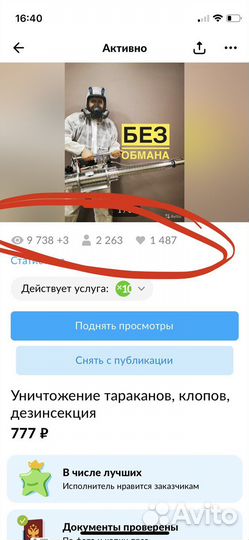 Уничтожение тараканов, клопов, дезинсекция