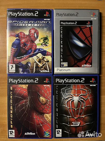 PS2 Серия игр Spider-Man