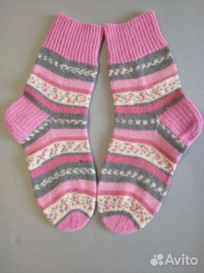 Носочки вязаные ручная работа