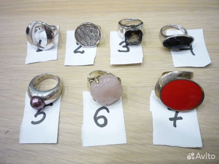 Кольцо серебро 925