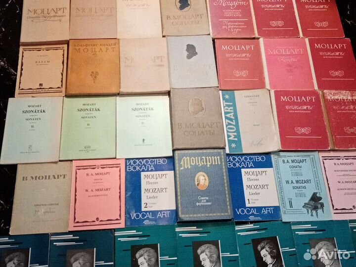 Вольфганг амадей моцарт фортепиано, партитуры