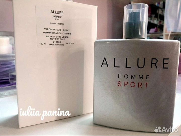 Оригинал Тестер Chanel Allure Homme Sport, 100 ml