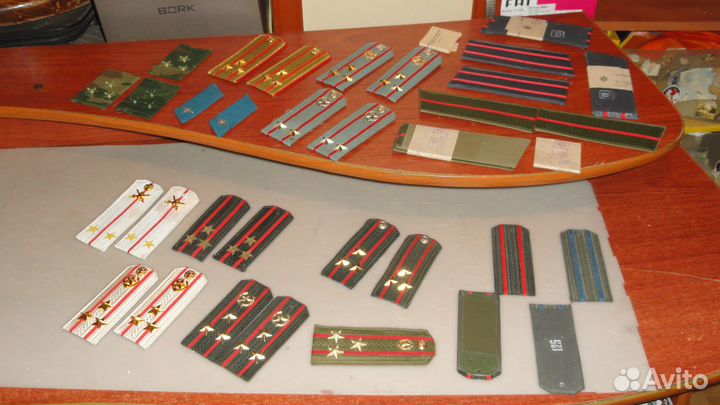 Погоны са/ра-различных родов войск-комплект