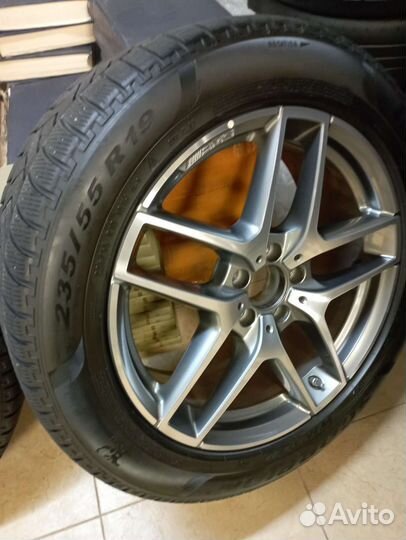 Колёса в сборе 235/55 19 r на mercedes glc зимние