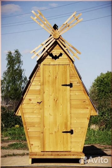 Дачный туалет с кошкой GSV