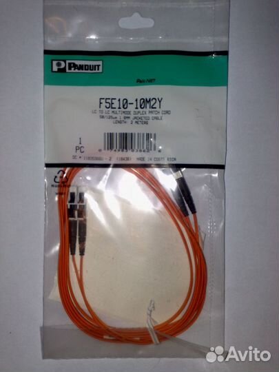 Патч-корды Panduit LC-LC дуплекс многомод