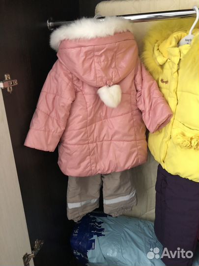 Зимний комплект на девочку 86 92