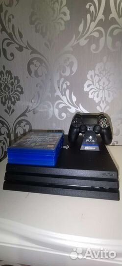 Sony playstation 4 PS4 pro 1tb с играми