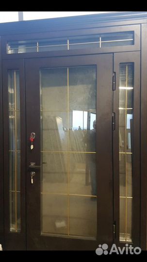 Дверь из металла с отделкой винил с двух сторон