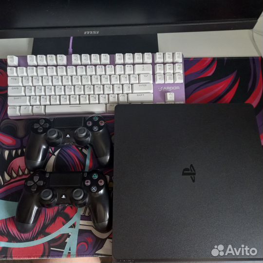 Sony playstation 4 slim 1tb с играми