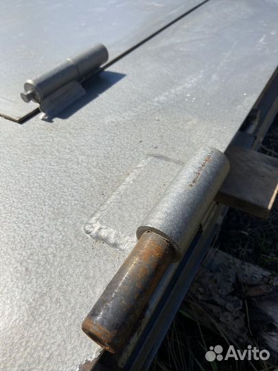 Ворота гаражные металлические бу