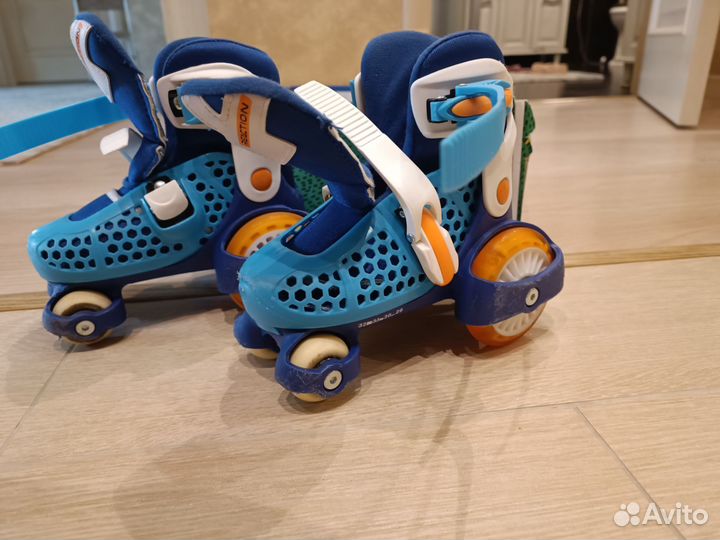 Роликовые коньки детские раздвижные размер 28-32