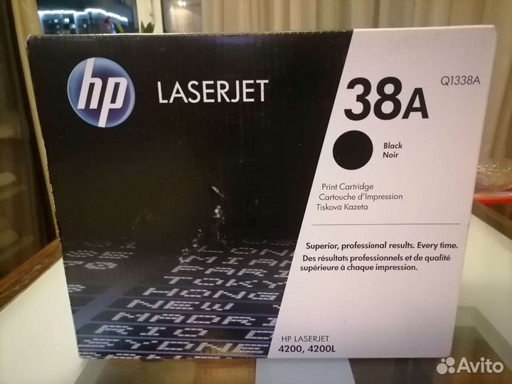Картридж Q1338А для HP 4200, новый оригинал, 2015