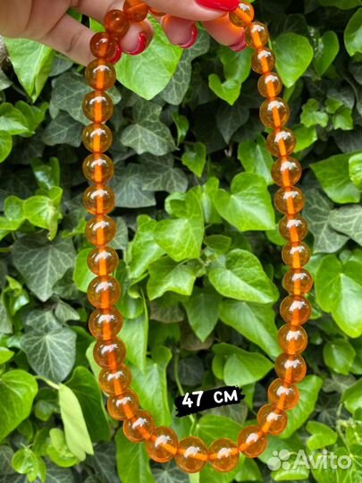 Янтарные бусы СССР