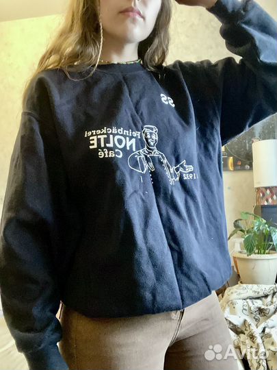 Свитшот кондитерская и пиццерия оверсайз