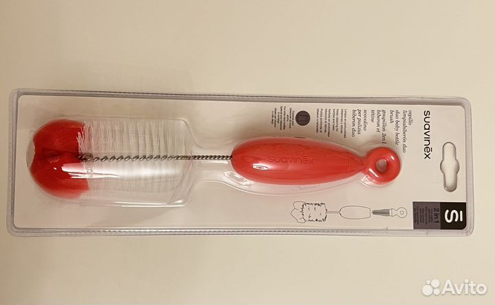 Новый ершик щетка для бутылочек Suavinex