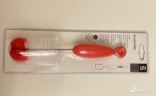 Новый ершик щетка для бутылочек Suavinex