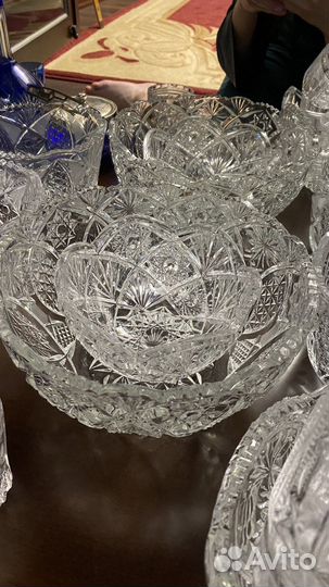Хрусталь вазы, посуда