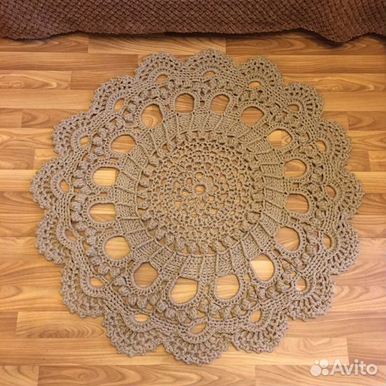 Вязаный ковер (хлопок/вискоза) 1метр