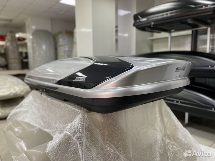 Автобокс Voyage 500л 218см цвет Серебристый Х