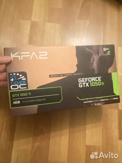 Видеокарта gtx 1050 ti 4gb