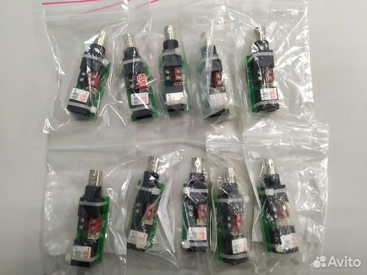 Адаптер, приемопередатчик видео RG-45 - BNC