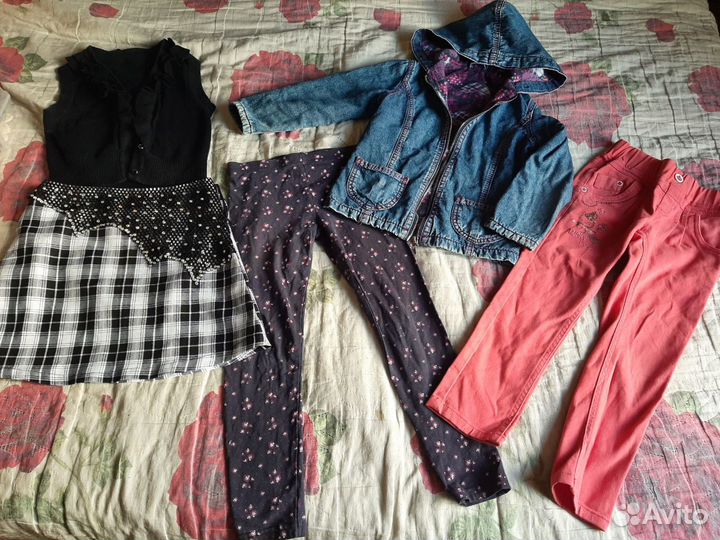 Пакет брендовых вещей на девочку 104-120