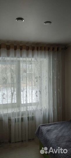 Шторы тюль с карнизом