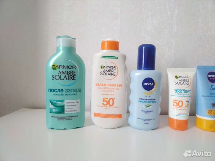 Солнцезащитные средства для детей и взрослых