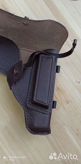 Кобура пм штатная пм коричневая кожаная
