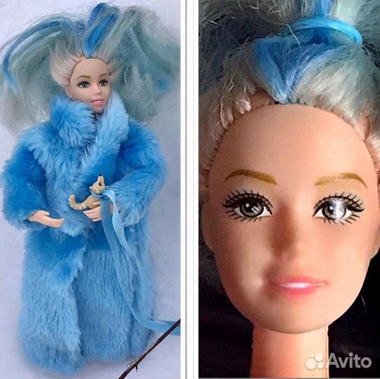 Пакетом 3 Барби +шубки+комплект одежды ценаза все