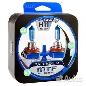 Лампа MTF Light 12-55 Вт. H11 palladium, галоге