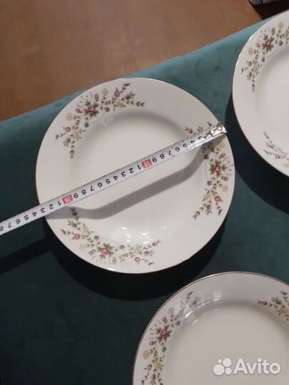 Тарелки yamatsu 4шт большые глубокие диаметр 23см